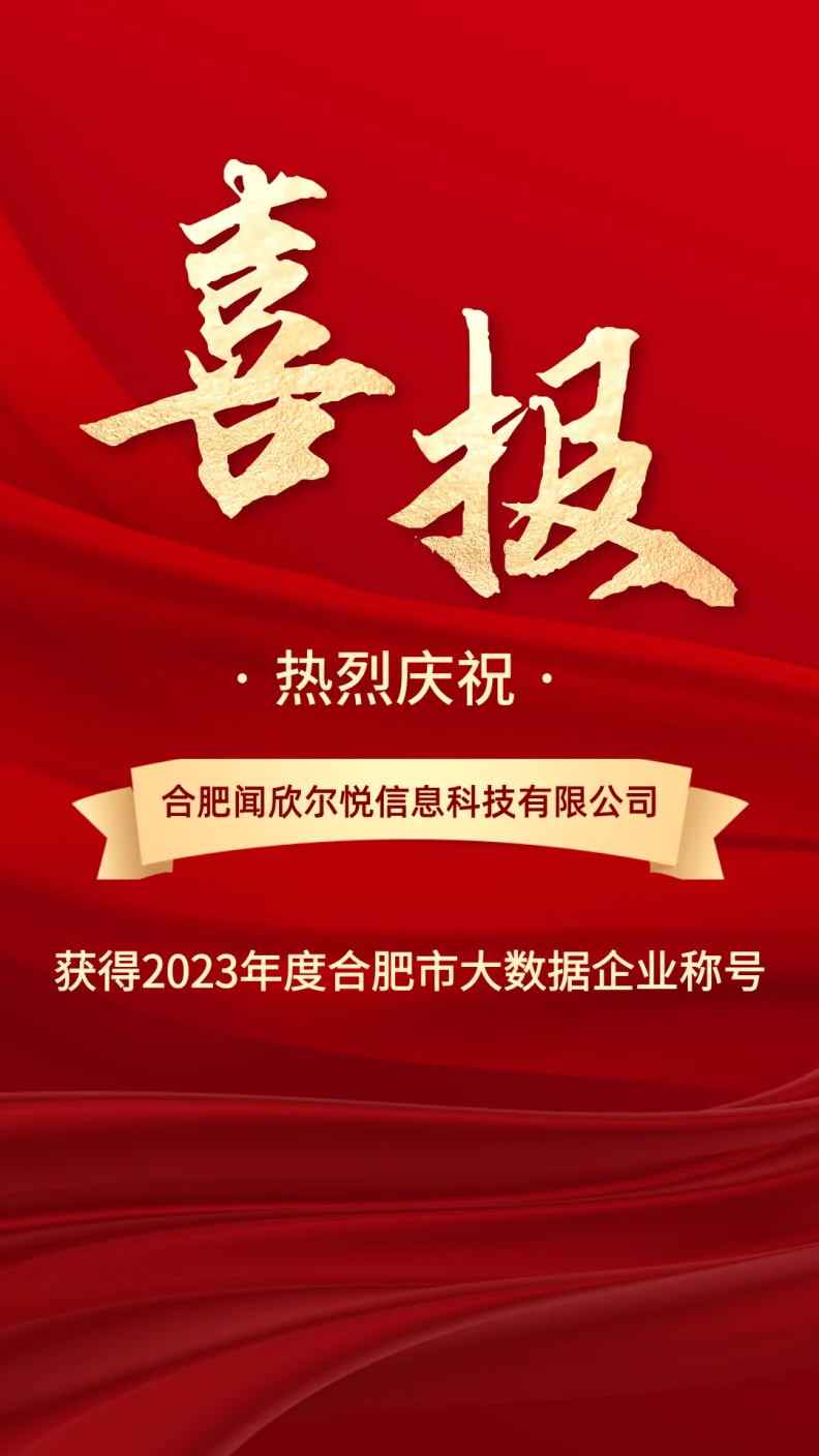 2023年度合肥市大数据企业（501号）